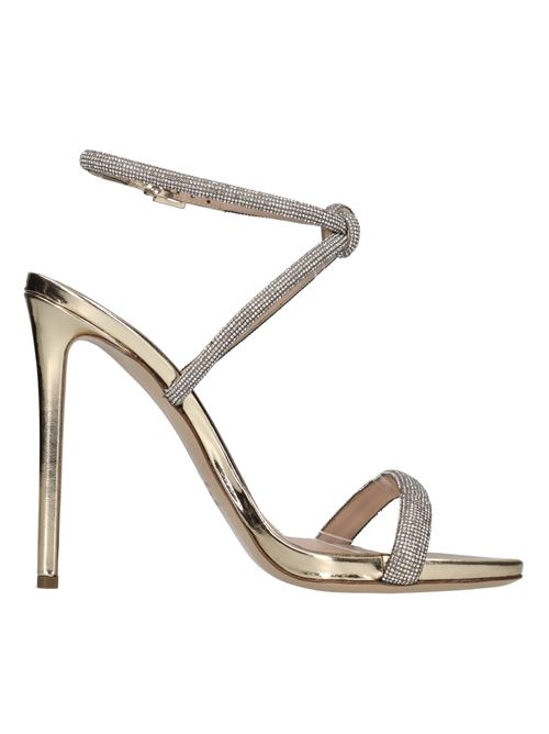 Mules in pelle e strass NINALILOU | 311005MC SPECCHIOPLATINO